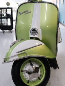 Front view of immaculate scooter